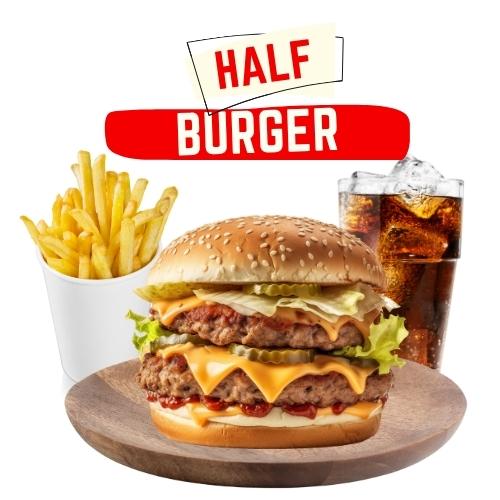 Half Pounder Burger Meal