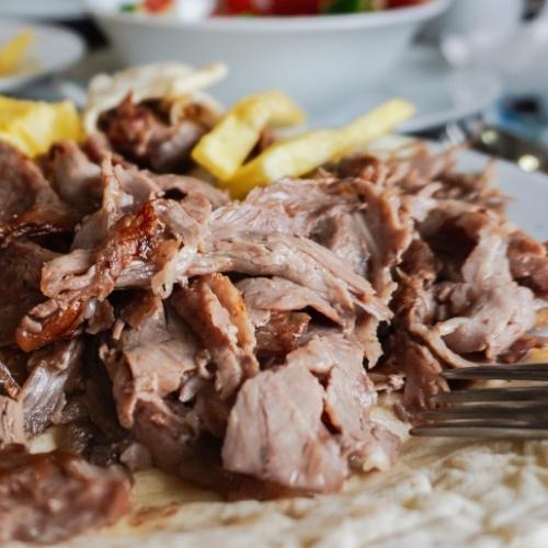 Box of Chicken Doner Meat