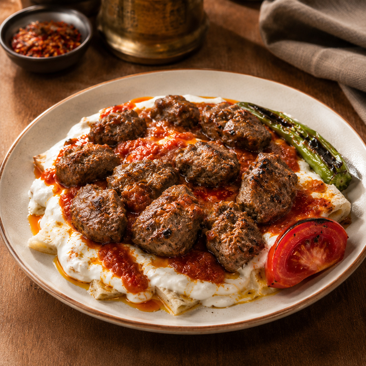Yoghurtlu Kofte Kebab